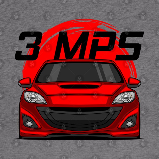 Front Red 3 MPS Mazdaspeed3 by GoldenTuners